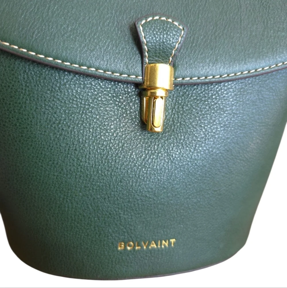 Bolvain The Françoise Backpack Deep Green Backpack/Hand Bag NWT